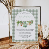 バンプベビーシャワーから地元でメッセージを育てた ポスター