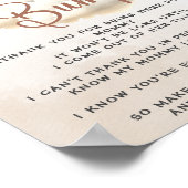 バンプベビーシャワーゲームからのメッセージ ポスター (角)