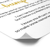 バンプポスターからのメッセージを受け取る ポスター (角)