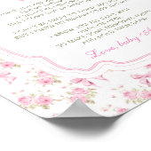 バンプラブシャック赤ちゃんシャワーからのメッセージ ポスター (角)