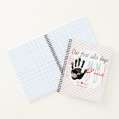 バンプ妊娠ジャーナル超音波1st母の日 ノートブック (内部)