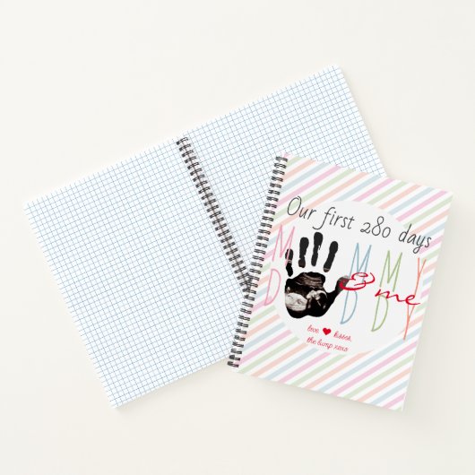 バンプ妊娠ジャーナル超音波1st母の日 ノートブック (内部)