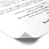 バンプ記号からのメッセージをステラで送信 ポスター (角)