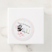 バンプ超音波かわいい赤ちゃんシャワーからのメッセージ フェイバータグ (インサイチュ)