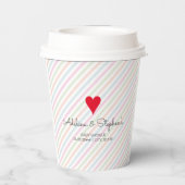 バンプ超音波かわいい赤ちゃんシャワーからのメッセージ 紙コップ (裏面)