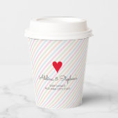 バンプ超音波かわいい赤ちゃんシャワーからのメッセージ 紙コップ (正面)