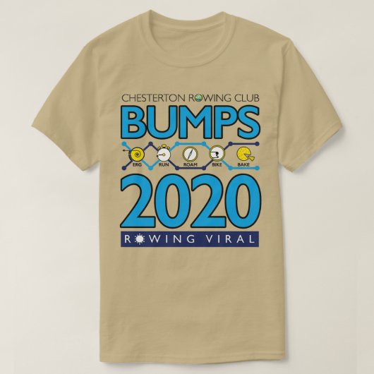 バンプ2020ローイングウイルス Tシャツ (デザイン正面)
