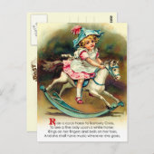 バンベリークロス子供部屋ライム ポストカード (正面/裏面)