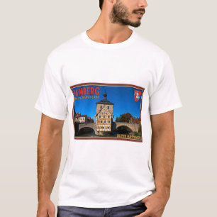 バンベルク- Altes Rathausの景色 Tシャツ