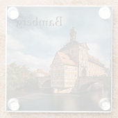 バンベルグドイツ ガラスコースター (裏面)