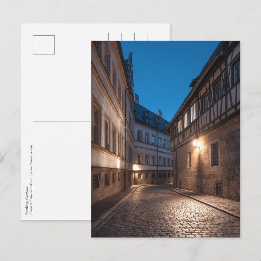 バンベルグドイツ ポストカード (正面/裏面)