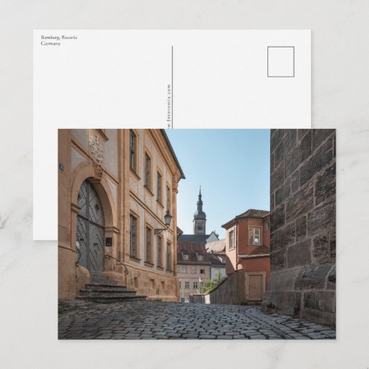 バンベルグドイツ ポストカード (正面/裏面)