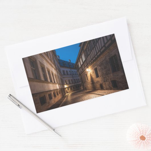 バンベルグドイツ 長方形シール (封筒)