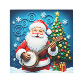 バンホすてきサンタ メタルプリント