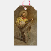 バンホスペインのーのトレイル遊ソングでカウボーイを歌う ギフトタグ (正面)