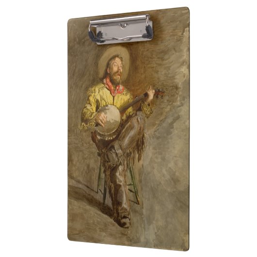 バンホスペインのーのトレイル遊ソングでカウボーイを歌う クリップボード (左)