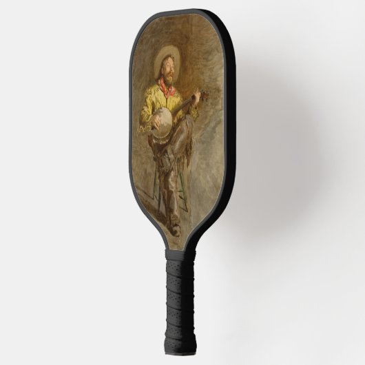 バンホスペインのーのトレイル遊ソングでカウボーイを歌う ピックルボールラケット (左)