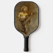 バンホスペインのーのトレイル遊ソングでカウボーイを歌う ピックルボールラケット (裏面)