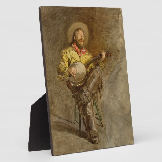 バンホスペインのーのトレイル遊ソングでカウボーイを歌う フォトプラーク (側面)