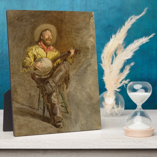 バンホスペインのーのトレイル遊ソングでカウボーイを歌う フォトプラーク (側面)