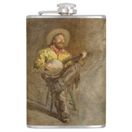 バンホスペインのーのトレイル遊ソングでカウボーイを歌う フラスク