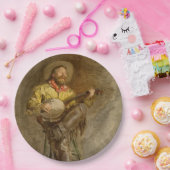 バンホスペインのーのトレイル遊ソングでカウボーイを歌う ペーパープレート (パーティー)