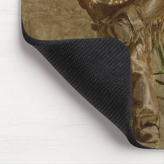 バンホスペインのーのトレイル遊ソングでカウボーイを歌う マウスパッド (コーナー)