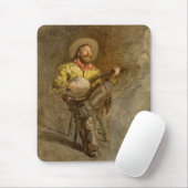 バンホスペインのーのトレイル遊ソングでカウボーイを歌う マウスパッド (マウス)