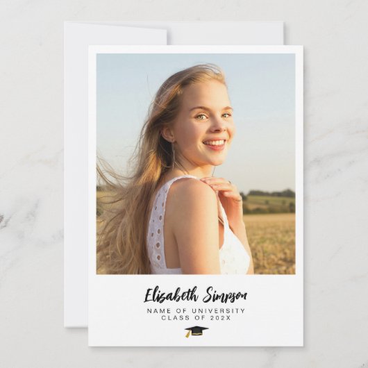 バンホパンパとグリーンの卒業式パーティー 招待状 (裏面)