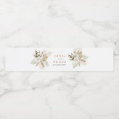 バンホパンパスグラスと緑結婚草 ペットボトルラベル (シングルラベル)