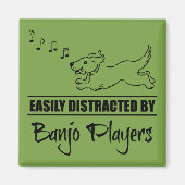 バンホランニングー選手に気さくされるの犬 マグネット (正面)