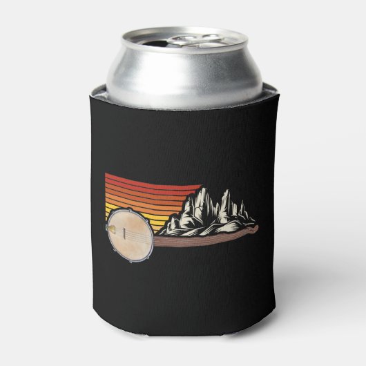 バンホヴィンテージマウンテンズブルーグラスフォークミュージックバンホ 缶クーラー (缶正面)