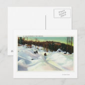 バンホーベ走ンベルグ山のオリンピックボブスレビュー ポストカード (正面/裏面)