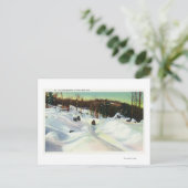 バンホーベ走ンベルグ山のオリンピックボブスレビュー ポストカード (スタンド正面)