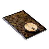 バンホ素朴ー音楽楽器オンウッドノート ノートブック (右側)