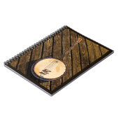 バンホ素朴ー音楽楽器オンウッドノート ノートブック (左側)