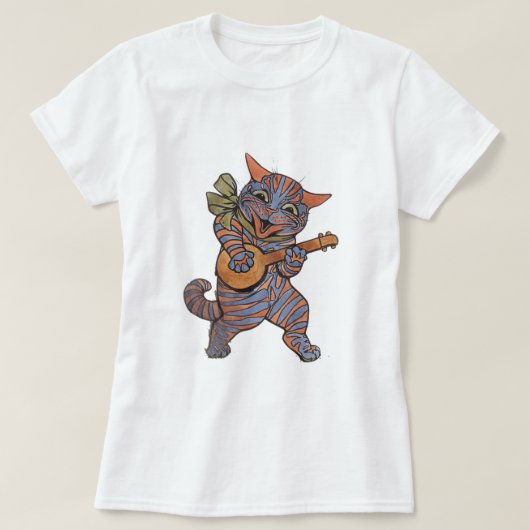 バンホ遊ーの猫 Tシャツ (デザイン正面)