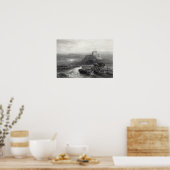 バンボロー城、S.ブラッドショー彫り ポスター (キッチン)