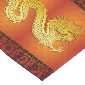 バンボースシルエット中国のニューイヤー・ドラゴン・トゥン ショートテーブルランナー (コーナー)