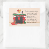 バンマスの前の夜 長方形シール (バッグ)