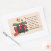 バンマスの前の夜 長方形シール (封筒)