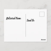 バンミサンドイッチオンザプレート ポストカード (裏面)