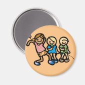 バンミンのまわりにボタン マグネット (正面/裏面)