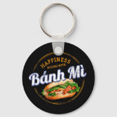 バンミ通りフードバゲットヴィンテージベトナムレトロ キーホルダー (正面)