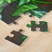 バンヤンの木に生まれたマンガのフクロウ ジグソーパズル (側面)