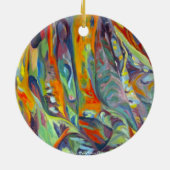 バンヤンの根のファインアートのオーナメント セラミックオーナメント (裏面)