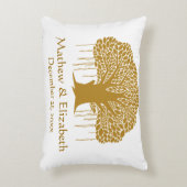 バンヤンノキの素朴な屋外の結婚式 アクセントクッション (正面(垂直))