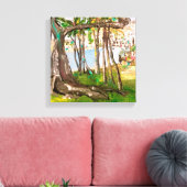 バンヤン州、フロリダ州。 キャンバスプリント (インサイチュ (リビング))