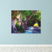 バンヤン通り キャンバスプリント (インサイチュ (ウッドフロア))