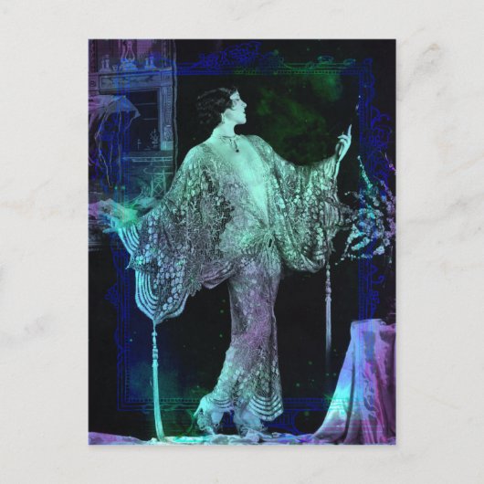 バンヤ – ブルーグリーンドリーム葉書 ポストカード (正面)